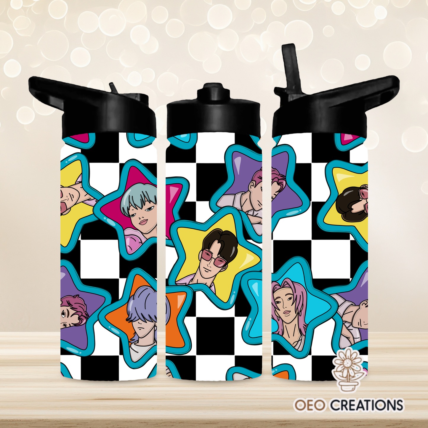 18oz Water Bottle Saja Boys