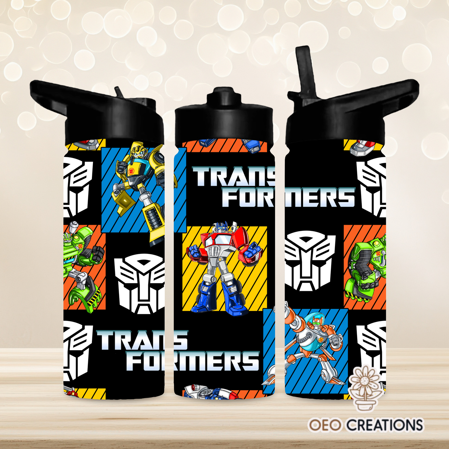 18oz Water Bottle Transformers
