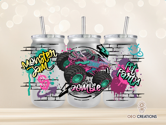 Monster Jam Zombie Neon Cup