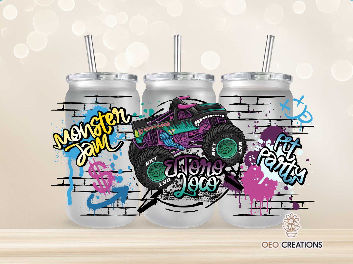 Monster Jam El Toro Neon Cup