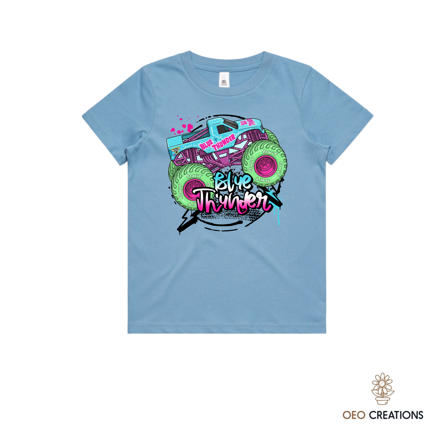 Neon Blue Thunder