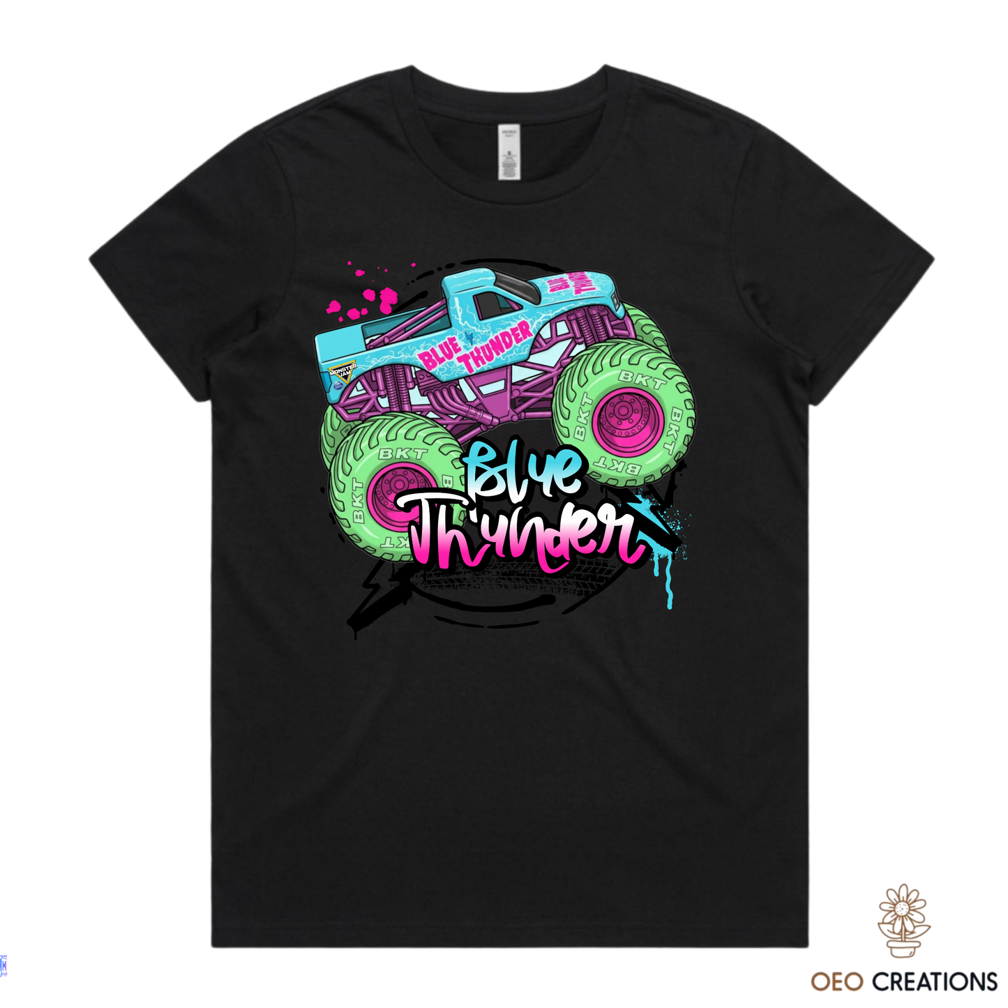 Neon Blue Thunder