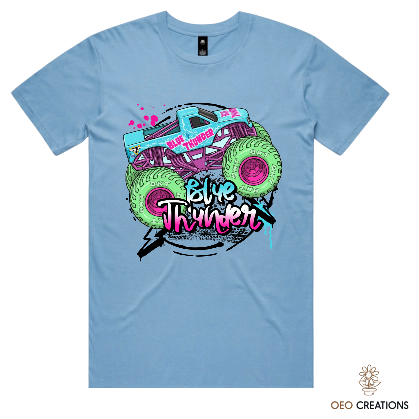 Neon Blue Thunder