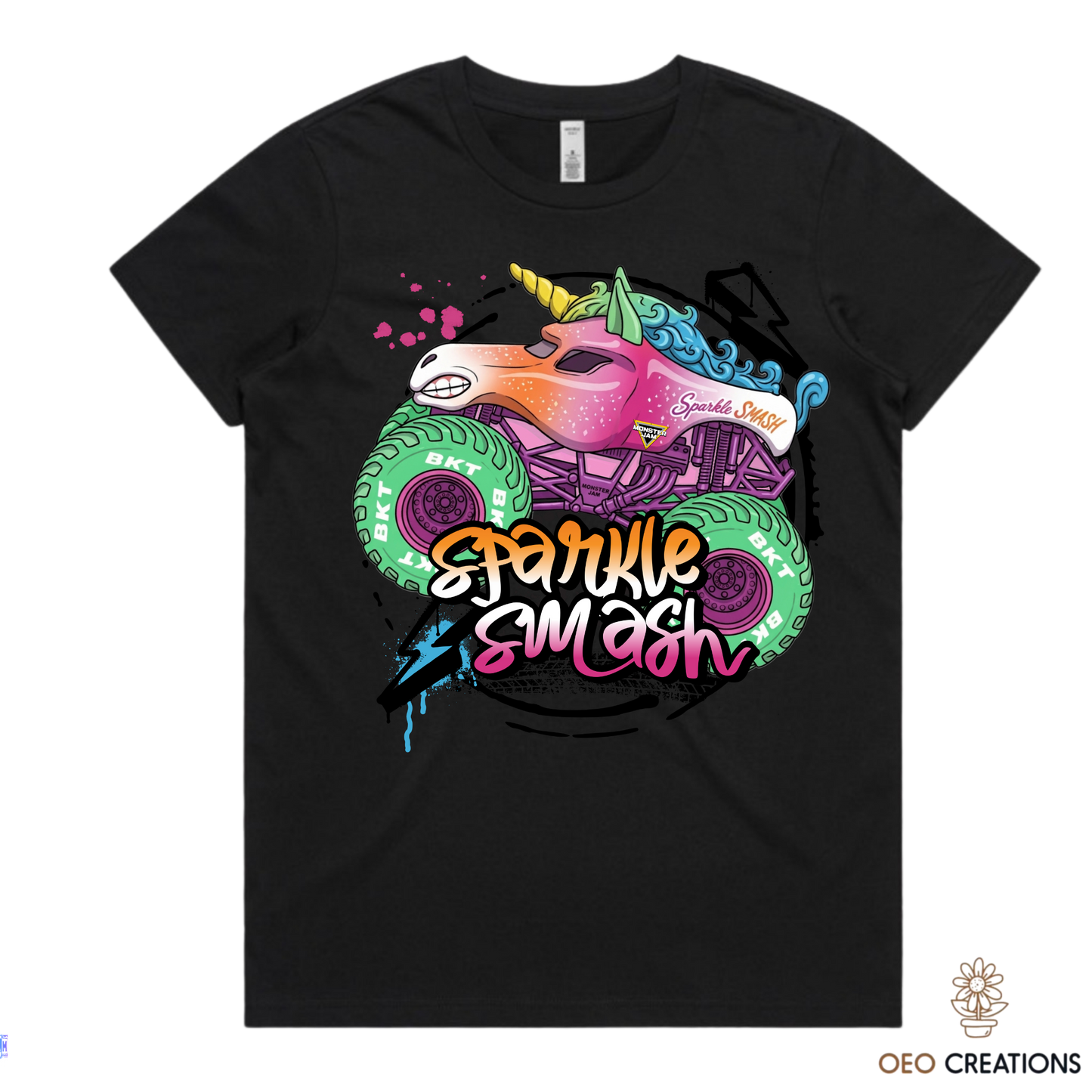 Neon Sparkle Smash
