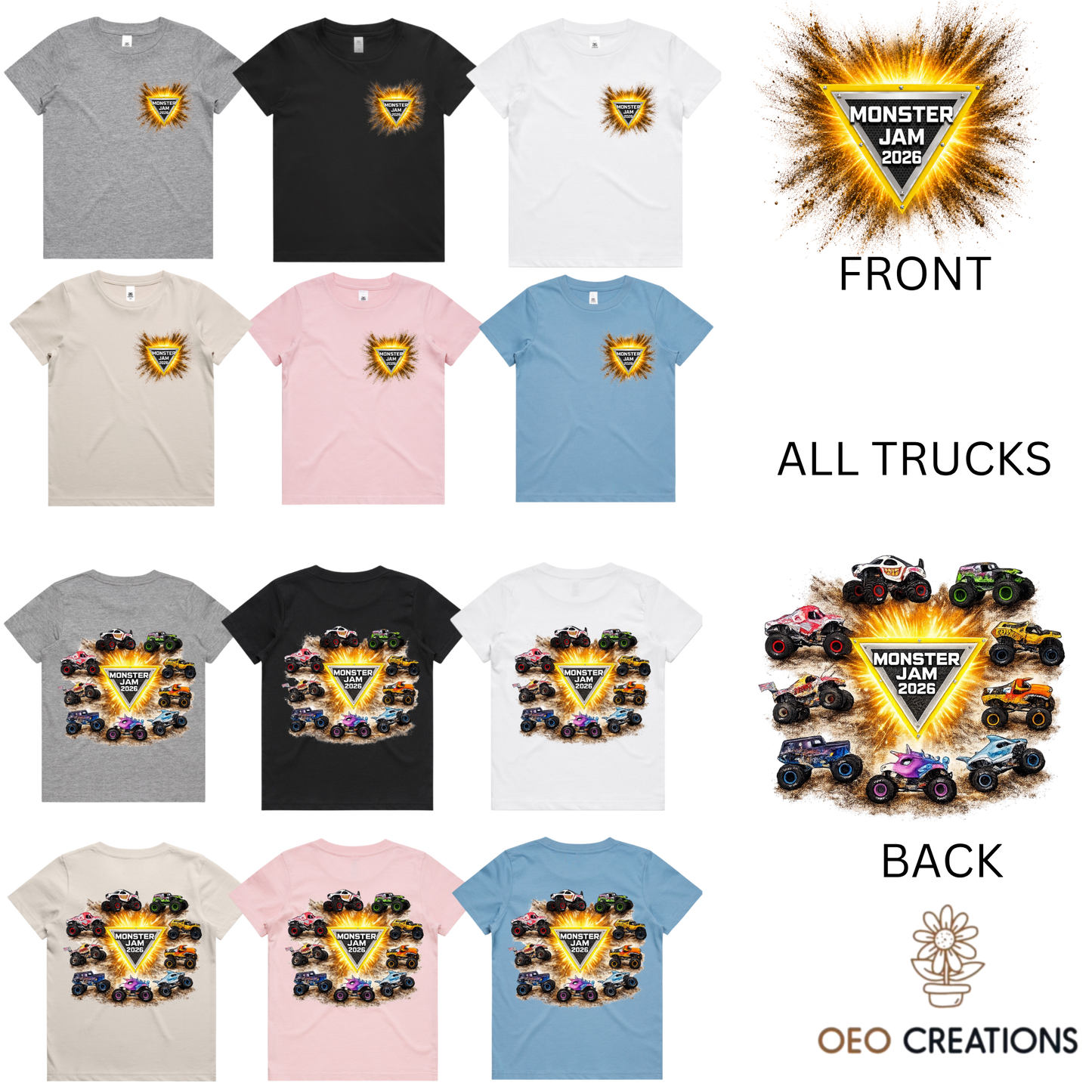 2026 Monster Jam Truck Shirt