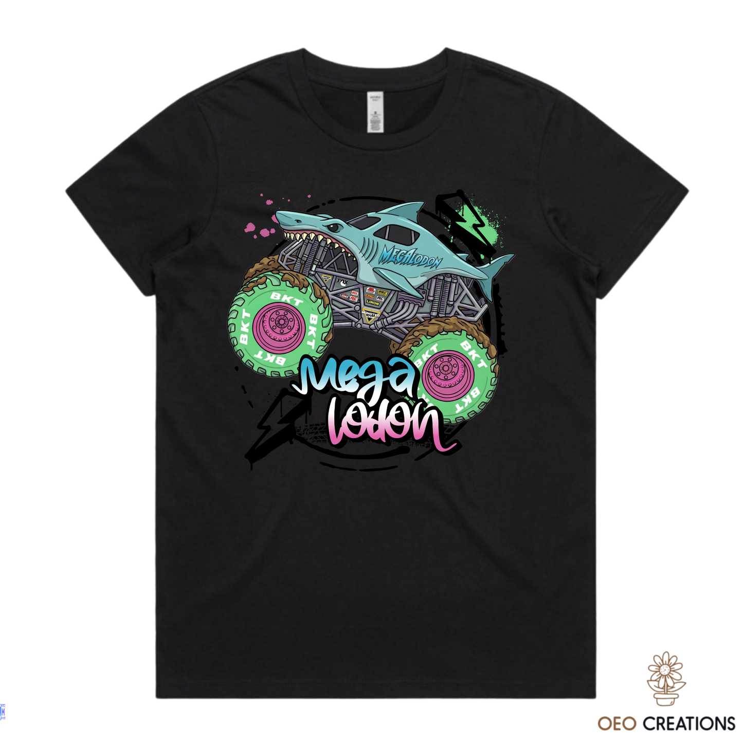 Neon Megalodon